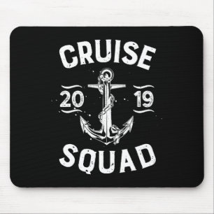 Familien-Kreuzfahrt-Truppe 2019 T-Shirt Urlaub Vin Mousepad