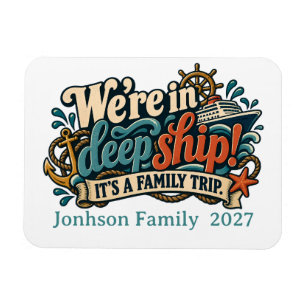 Familien-Kreuzfahrt-Türmarker Magnet