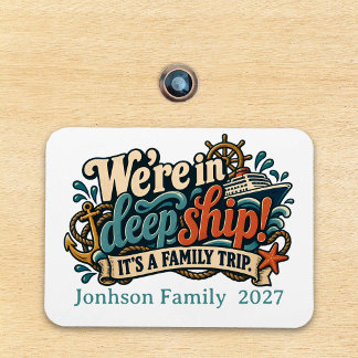 Familien-Kreuzfahrt-Türmarker Magnet