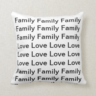 Familien-Liebe Kissen