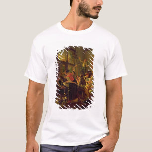 Familien-Mahlzeit (Öl auf Leinwand) T-Shirt