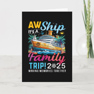 Familien-Matching-Kreuzfahrt-Trip Ach Schiff Es is Karte