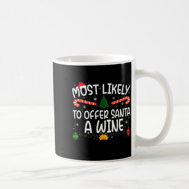 Familien-Matching Weihnachten Wahrscheinlich wird  Kaffeetasse (Rechts)