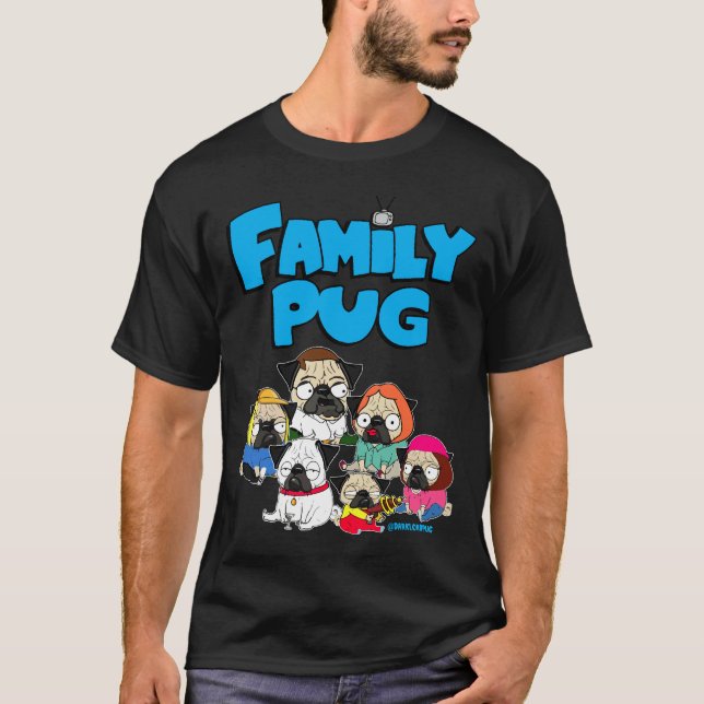 FAMILIEN MOPS 612 T-Shirt (Vorderseite)