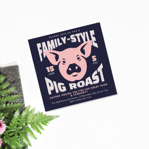Familien-Picknick mit Schweinebraten Einladung