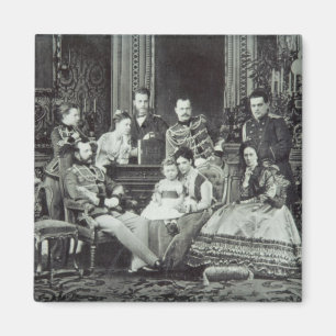 Familien-Porträt des Kaisers Alexander II Magnet