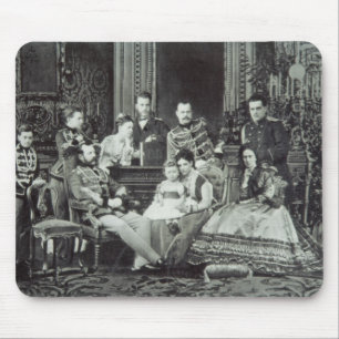 Familien-Porträt des Kaisers Alexander II Mousepad