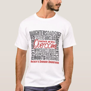Familien-quadratische Parkinson-Krankheit T-Shirt