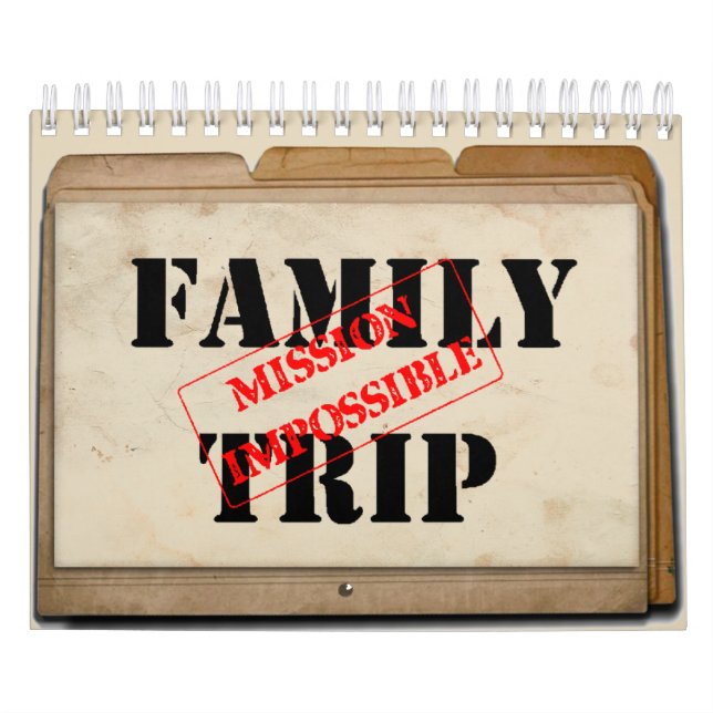 Familien-Reise-Mission Impossible-Kalender Kalender (Titelbild)