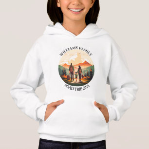 Familien-Roadtrip-Urlaub Berge Benutzerdefinierte Hoodie
