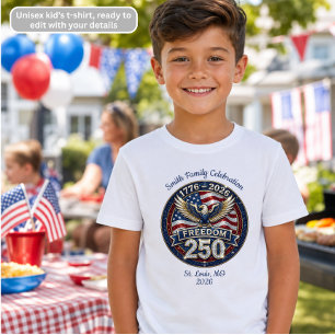 Familien-Shirt zum 4. Juli, patriotischer Freiheit Tri-Blend Shirt