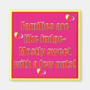 "Familien sind Lebenfudge - Magnet