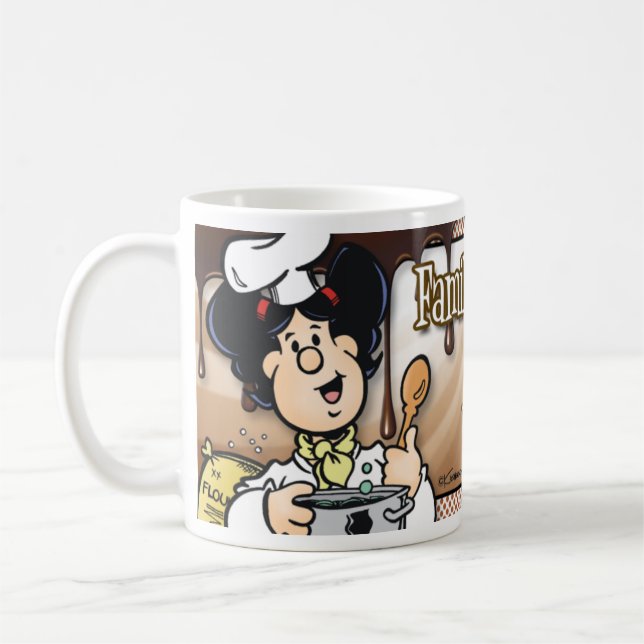 Familien sind wie Fudge Kaffeetasse (Links)