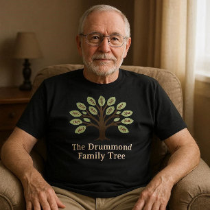 Familien-Stammbaum Mit Geburtsjahren T-Shirt