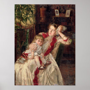Familien-Streit, 1890 Poster