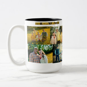 Familien-Tasse Zweifarbige Tasse