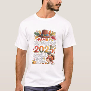 Familien Thanksgiving 2025 Dankbar für meinen Stam T-Shirt