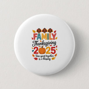Familien Thanksgiving 2025 – Gemeinsam verbrachte Button