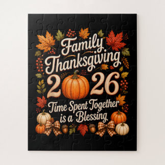 Familien Thanksgiving 2026 Thanksgiving Crew Puzzle