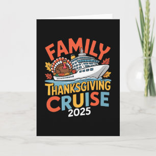 Familien Thanksgiving Kreuzfahrt 2025 Urlaubsreise Karte