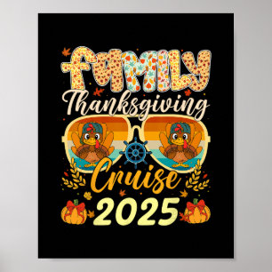 Familien Truthahn Kreuzfahrt Urlaubsreise 2025 Dan Poster