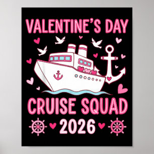 Familien-Valentinstag-Familienkreuzfahrt-Mannschaf Poster