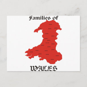 Familien von Wales Postkarte
