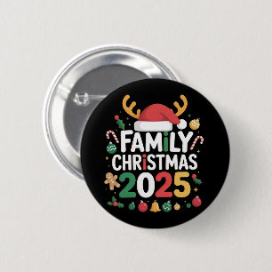 Familien-Weihnachten 2025 Crew-Gruppe passende Fam Button