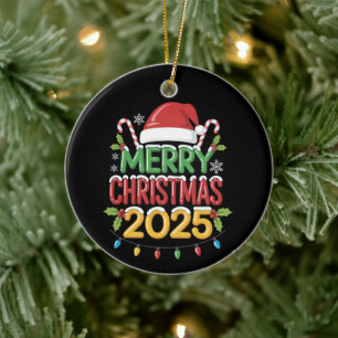 Familien-Weihnachten 2025 Crew-Gruppen-Matching-Fa Keramik Ornament