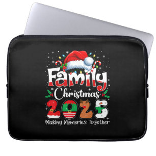 Familien-Weihnachten 2025 passendes Outfit Squad S Laptopschutzhülle