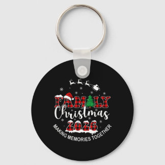 Familien-Weihnachten 2026 passendes Outfit Xmas Sq Schlüsselanhänger