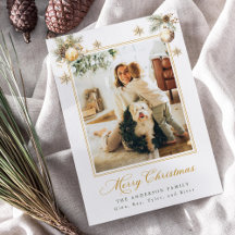Familien-Weihnachts-Fotokarte