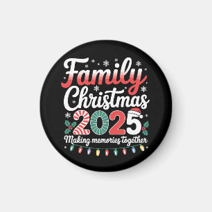 Familien-Weihnachts-Outfit 2025 passend Xmas Squad Magnet