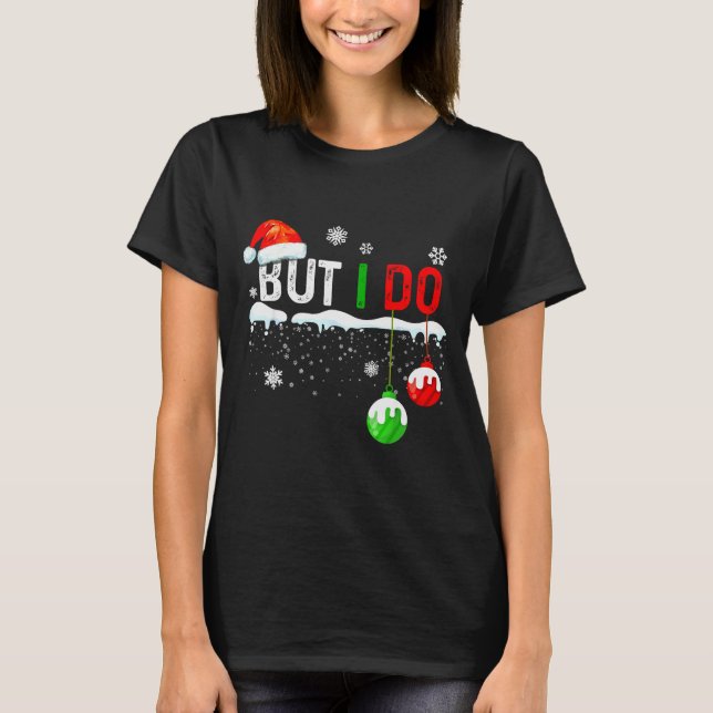 Familien-Weihnachts-Pyjamas passend, aber ich mach T-Shirt (Vorderseite)