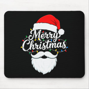 Familien-Weihnachts-Santa-Bart-Xmas-Matching-Pyjam Mousepad