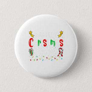 Familien-Weihnachts-Santa-Hut-Crew-Fun-Frauen-Männ Button