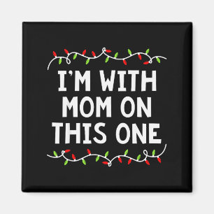 Familien-Weihnachts-Shirt Ich mache nicht Zusammen Magnet
