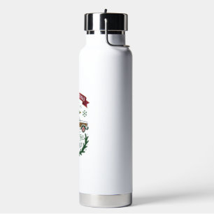 Familien-Weihnachtsbaum-Station-Wagen-Kiefer-Kranz Trinkflasche