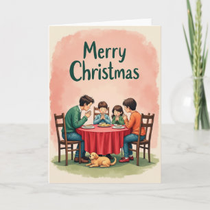 Familien-Weihnachtskarte Grace Karte