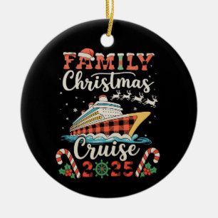 Familien-Weihnachtskreuzfahrt 2025 passende Weihna Keramik Ornament