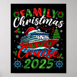 Familien-Weihnachtskreuzfahrt 2025 Xmas passende M Poster