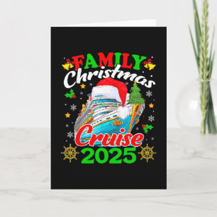Familien-Weihnachtskreuzfahrt 2025 Xmas Santa Elf Karte
