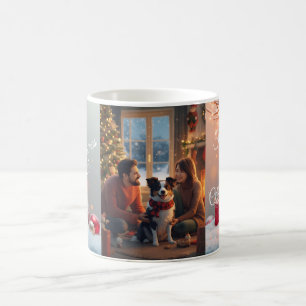 Familien-Weihnachtstasse mit Border Collie – Cozy Kaffeetasse