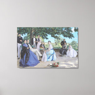 Familien-Wiedersehen, 1867 Leinwanddruck