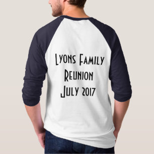 Familien-Wiedersehen-Baseball-T-Shirt - Männer T-Shirt