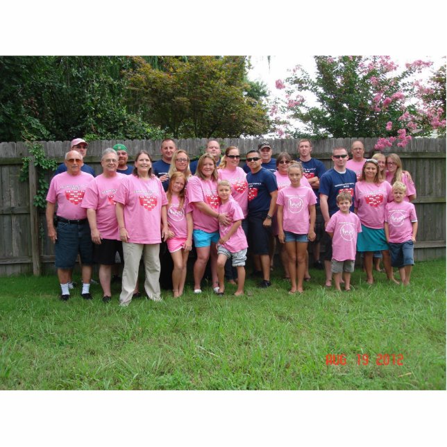 Familien-Wiedersehen Freistehende Fotoskulptur (Vorne)