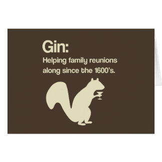 Familien-Wiedervereinigungen und Gin