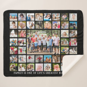 Familienangebot 45 FotoCollage Personalisiert Sherpadecke