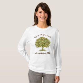 Familienangebot Frauen Langleeve Familienbaumgesch T-Shirt