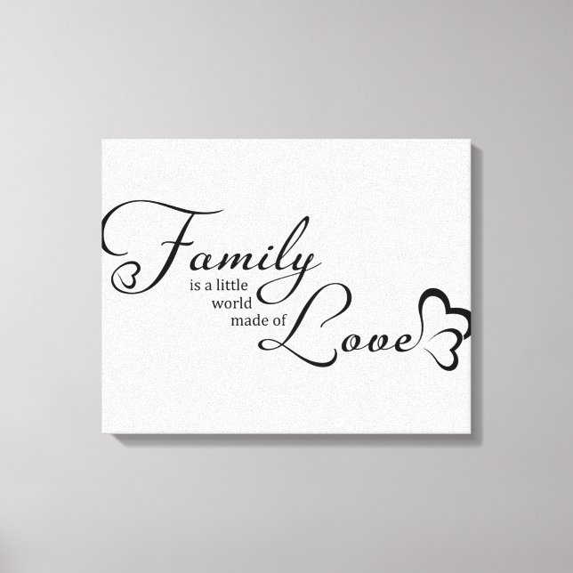 Familienangebot Leinwanddruck (Vorderseite)